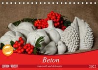 Produktbild: Beton - kunstvoll und dekorativ (Tischkalender 2022 DIN A5 quer)