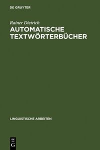 Produktbild: Automatische Textw&ouml;rterb&uuml;cher