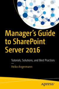 Produktbild: Manager&rsquo;s Guide to SharePoint Server 2016