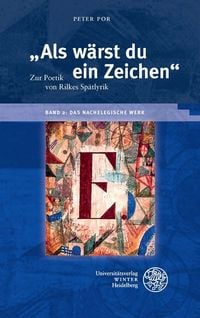 Produktbild: &bdquo;Als w&auml;rst du ein Zeichen&ldquo; / Das nachelegische Werk