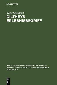 Produktbild: Diltheys Erlebnisbegriff