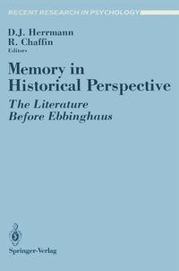 Produktbild: Memory in Historical Perspective