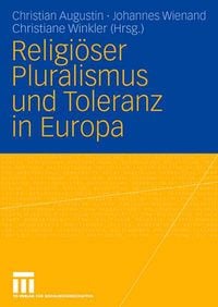 Produktbild: Religi&ouml;ser Pluralismus und Toleranz in Europa