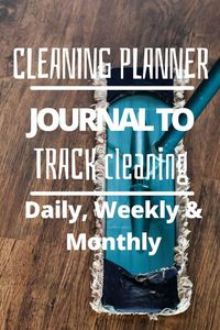 Produktbild: Daily, Weekly and Monthly Cleaning Planner