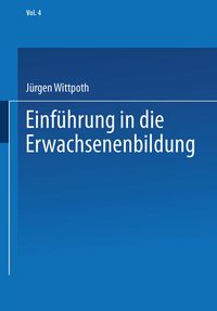 Produktbild: Einf&uuml;hrung in die Erwachsenenbildung