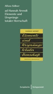 Produktbild: Ad Hannah Arendt. Elemente und Urspr&uuml;nge totaler Herrschaft