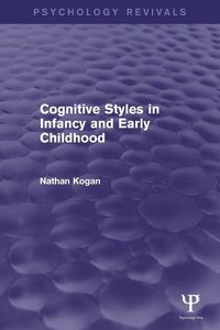 Produktbild: Cognitive Styles in Infancy and Early Childhood (Psychology Revivals)