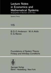 Produktbild: Foundations of System Theory: Finitary and Infinitary Conditions
