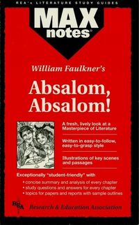 Produktbild: Absalom, Absalom! (MAXNotes Literature Guides)
