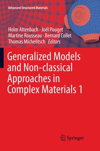 Produktbild: Generalized Models and Non-classical Approaches in Complex Materials 1