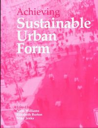 Produktbild: Achieving Sustainable Urban Form