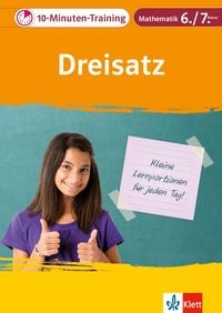 Produktbild: Klett 10-Minuten-Training Mathematik Dreisatz 6./7. Klasse