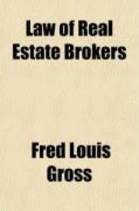 Produktbild: Law of Real Estate Brokers; With Forms