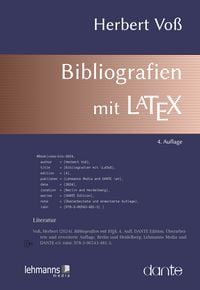 Produktbild: Bibliografien mit LaTeX