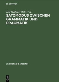 Produktbild: Satzmodus zwischen Grammatik und Pragmatik