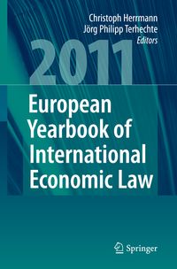Produktbild: European Yearbook of International Economic Law 2011