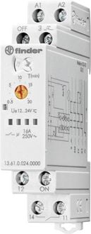 Produktbild: Finder Stromsto&szlig;-Schalter Hutschiene 13.61.0.024.0000 1 Wechsler 1St.