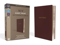 Produktbild: NIV, Reference Bible, Giant Print, Leather-Look, Burgundy, Red Letter Edition, Comfort Print