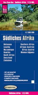 Produktbild: Reise Know-How Landkarte S&uuml;dliches Afrika (1:2.500.000) : Botswana, Lesotho, Mosambik, Namibia, Simbabwe, S&uuml;dafrika, Swasiland