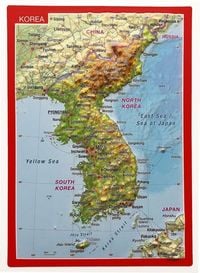 Produktbild: Reliefpostkarte Korea