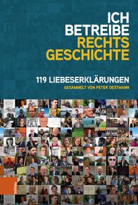 Produktbild: Ich betreibe Rechtsgeschichte