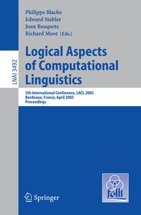 Produktbild: Logical Aspects of Computational Linguistics