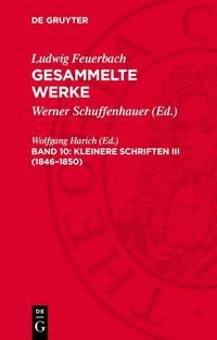 Produktbild: Kleinere Schriften III (1846-1850)