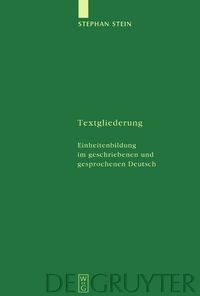 Produktbild: Textgliederung