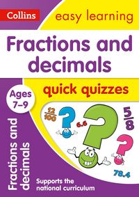 Produktbild: Collins Easy Learning: Fractions & Decimals Quick Quizzes Ag