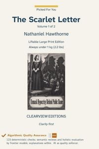 Produktbild: The Scarlet Letter - Volume 1 of 2