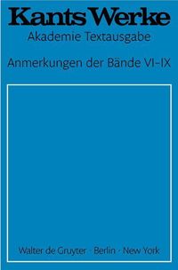 Produktbild: Anmerkungen der B&auml;nde VI-IX