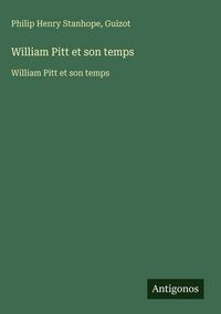 Produktbild: William Pitt et son temps