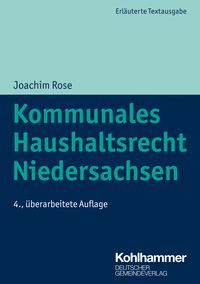 Bild vom Artikel Kommunales Haushaltsrecht Niedersachsen vom Autor Joachim Rose