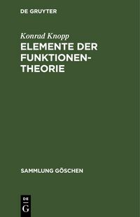Produktbild: Elemente der Funktionentheorie