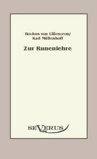Produktbild: Liliencron, R: Zur Runenlehre