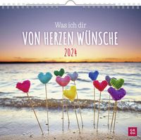 Bild vom Artikel Wandkalender 2024: Was ich dir von Herzen wünsche vom Autor Groh Verlag