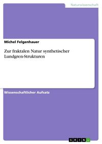Produktbild: Zur fraktalen Natur synthetischer Lundgren-Strukturen
