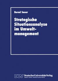 Produktbild: Stragegische Situationsanalyse im Umweltmanagement