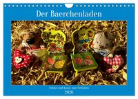 Produktbild: Der Baerchenladen, Teddys und Kunst zum Verlieben (Wandkalender 2026 DIN A4 quer), CALVENDO Monatskalender