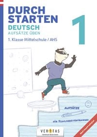 Produktbild: Durchstarten Deutsch 1. Klasse Mittelschule/AHS Aufs&auml;tze &uuml;ben