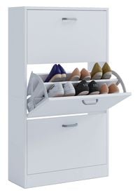 Produktbild: Holz Regal Schuhschrank Schuhkipper Serie Sipos L