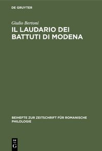 Produktbild: Il laudario dei battuti di Modena