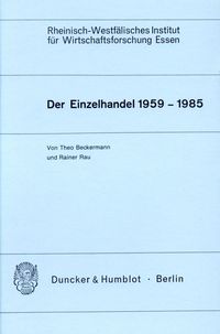 Produktbild: Der Einzelhandel 1959 - 1985.