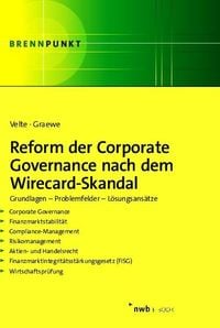 Produktbild: Reform der Corporate Governance nach dem Wirecard-Skandal