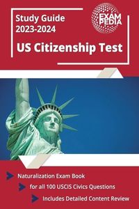 Produktbild: US Citizenship Test Study Guide 2023 and 2024