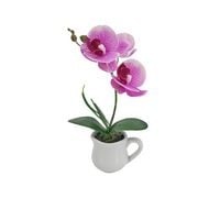 Produktbild: NTK-Collection Kunstblume pink Orchidee im Topf Leilani Kunstblume pink Orchidee im Topf Leilani