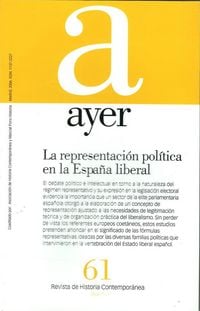 Produktbild: La representaci&oacute;n pol&iacute;tica en la Espa&ntilde;a liberal