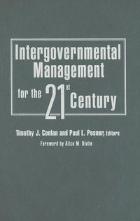 Produktbild: Intergovernmental Management for the 21st Century