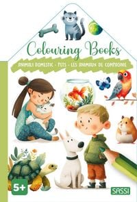Produktbild: Animali domestici-Pets-Les animaux de compagnie. Colouring books