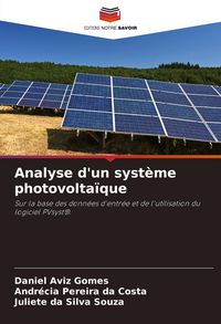 Produktbild: Analyse d'un syst&egrave;me photovolta&iuml;que